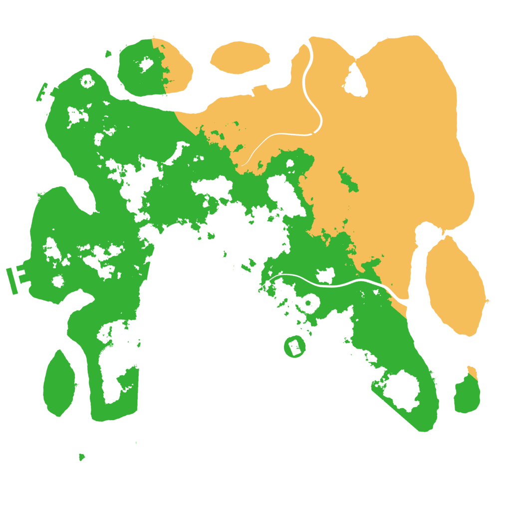 Biome Rust Map: Procedural Map, Size: 3850, Seed: 583651977