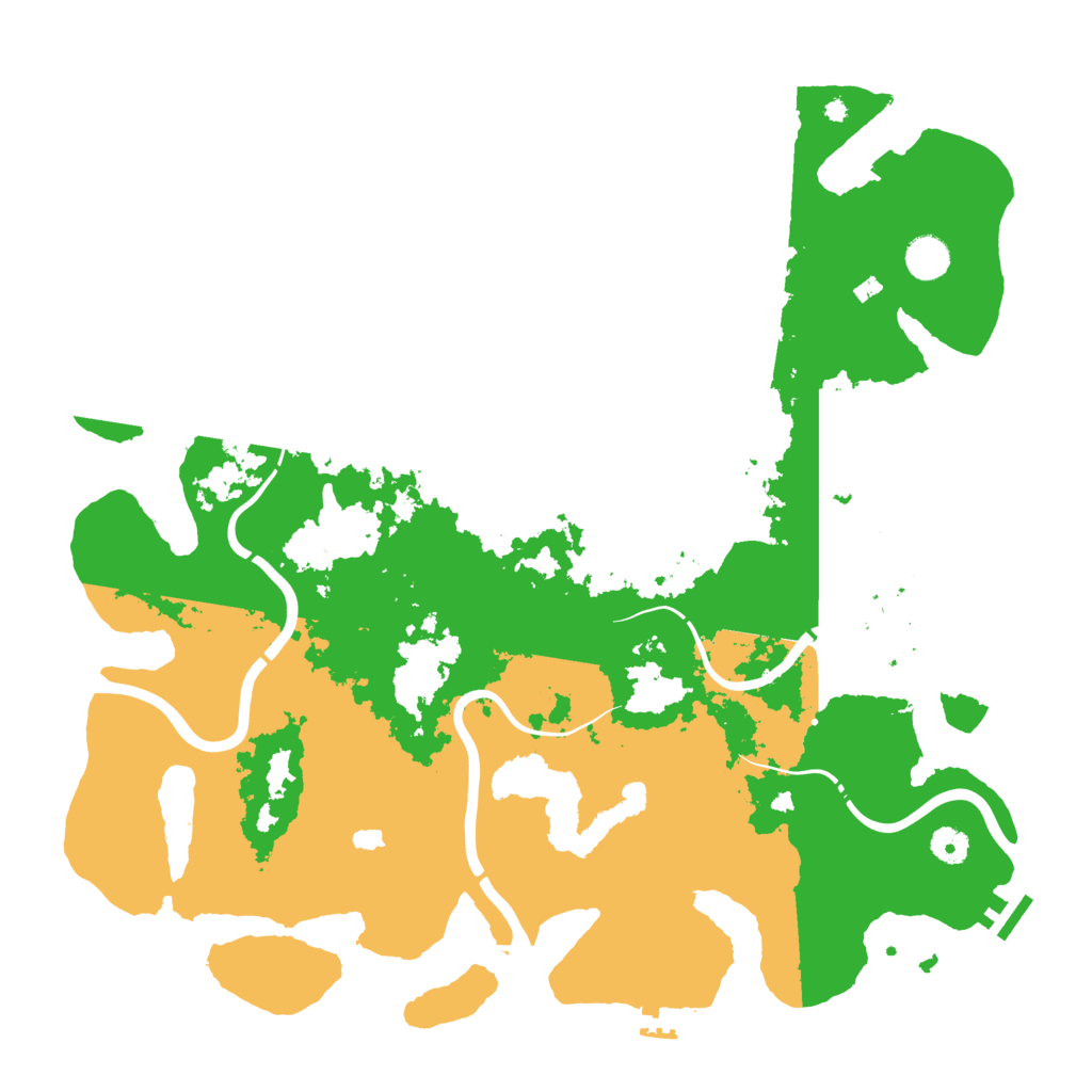 Biome Rust Map: Procedural Map, Size: 4400, Seed: 62743482