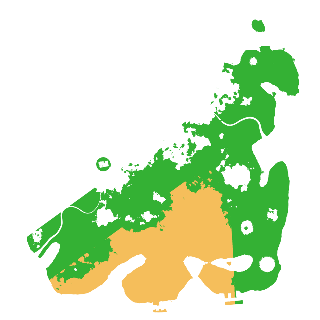 Biome Rust Map: Procedural Map, Size: 3650, Seed: 65720488