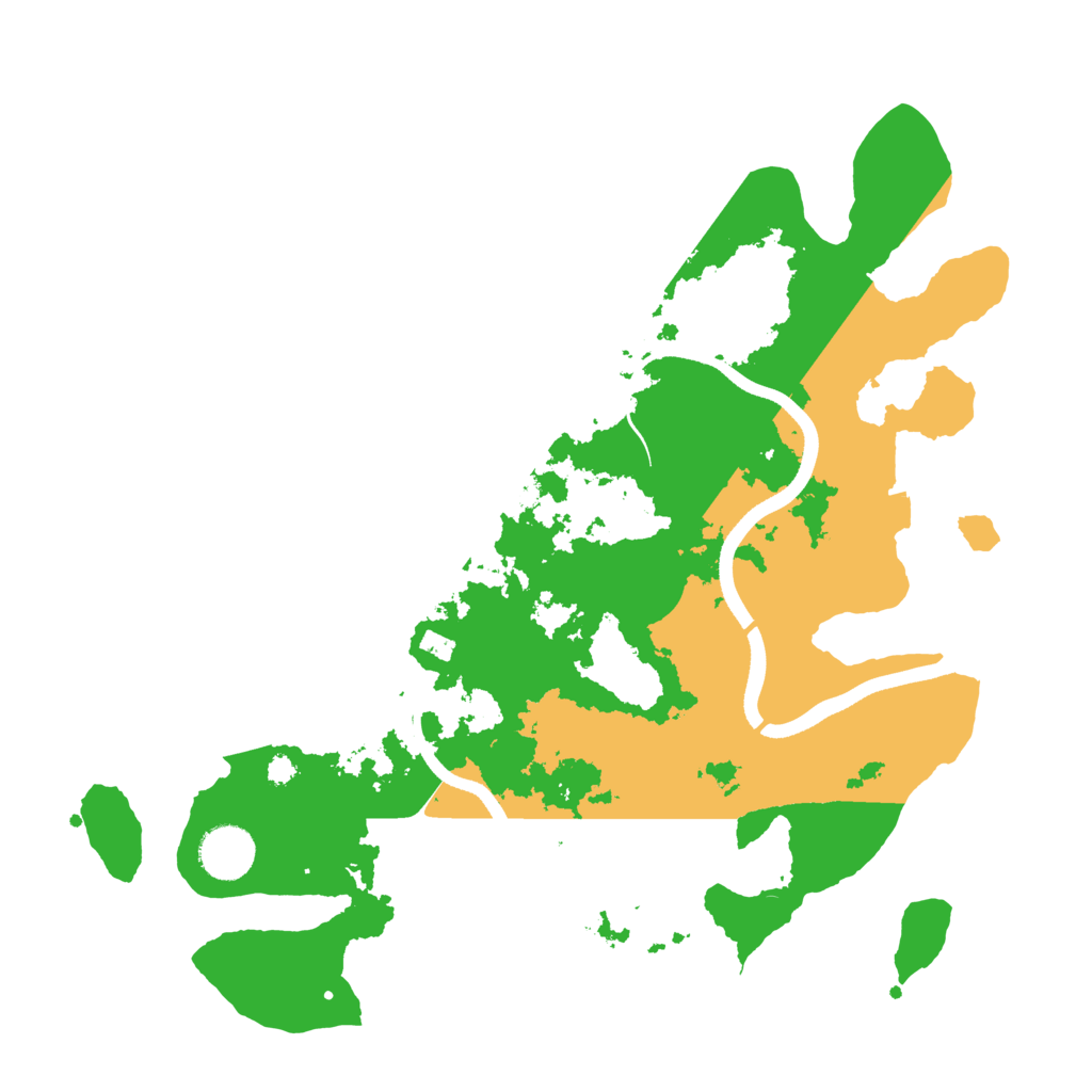 Biome Rust Map: Procedural Map, Size: 3500, Seed: 794443326