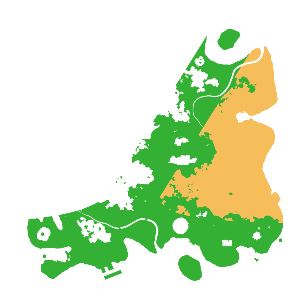 Biome Rust Map: Procedural Map, Size: 3400, Seed: 11127304