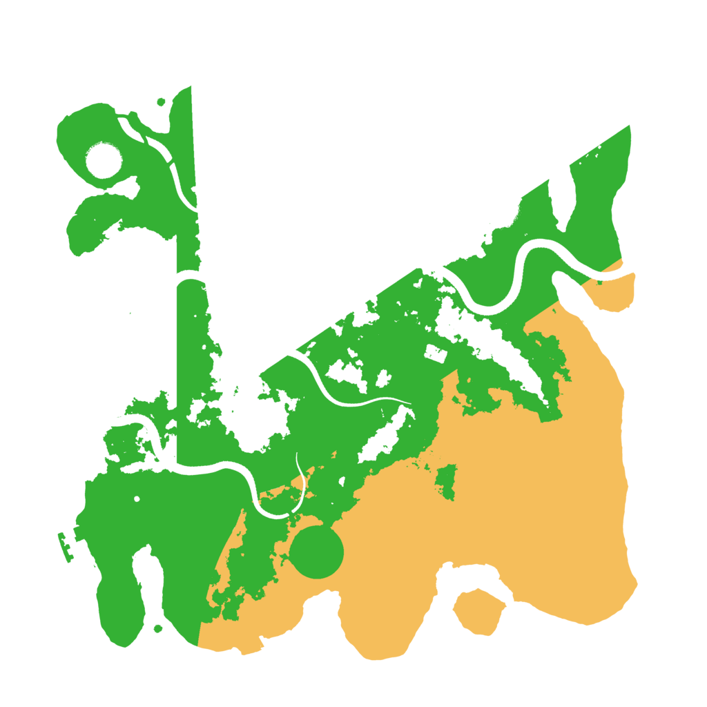 Biome Rust Map: Procedural Map, Size: 3500, Seed: 35038073