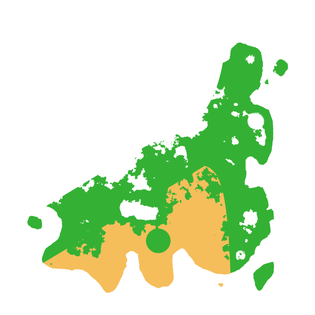 Biome Rust Map: Procedural Map, Size: 3400, Seed: 38332254