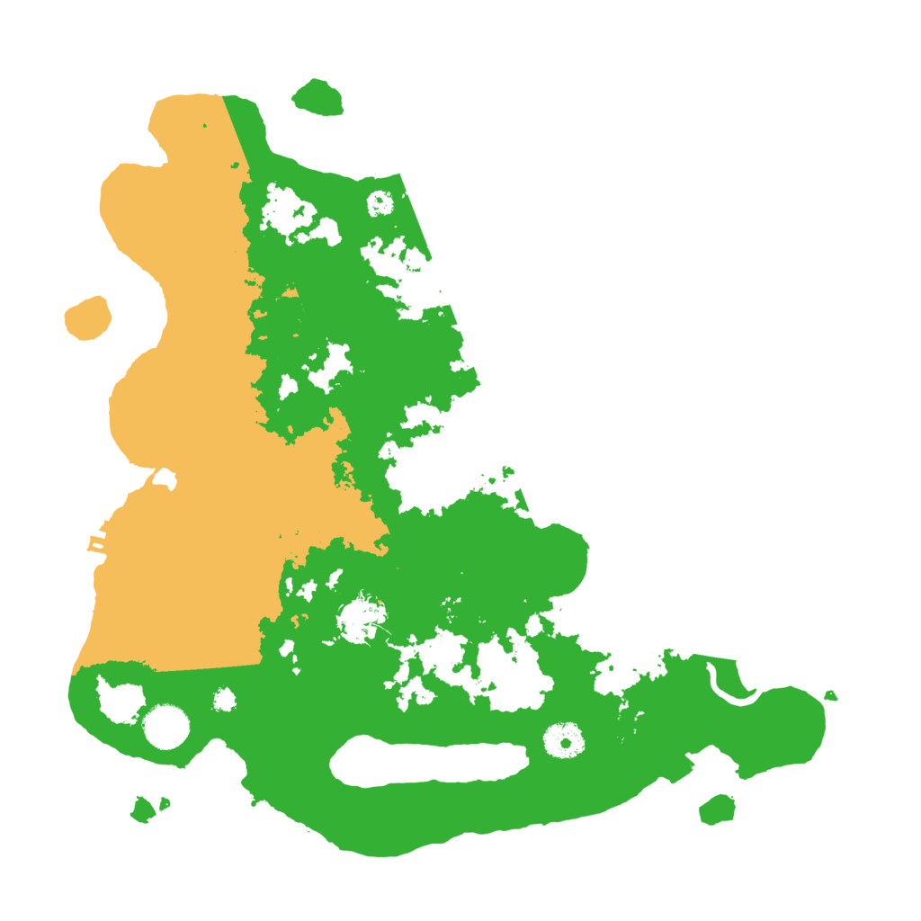 Biome Rust Map: Procedural Map, Size: 3600, Seed: 49562007