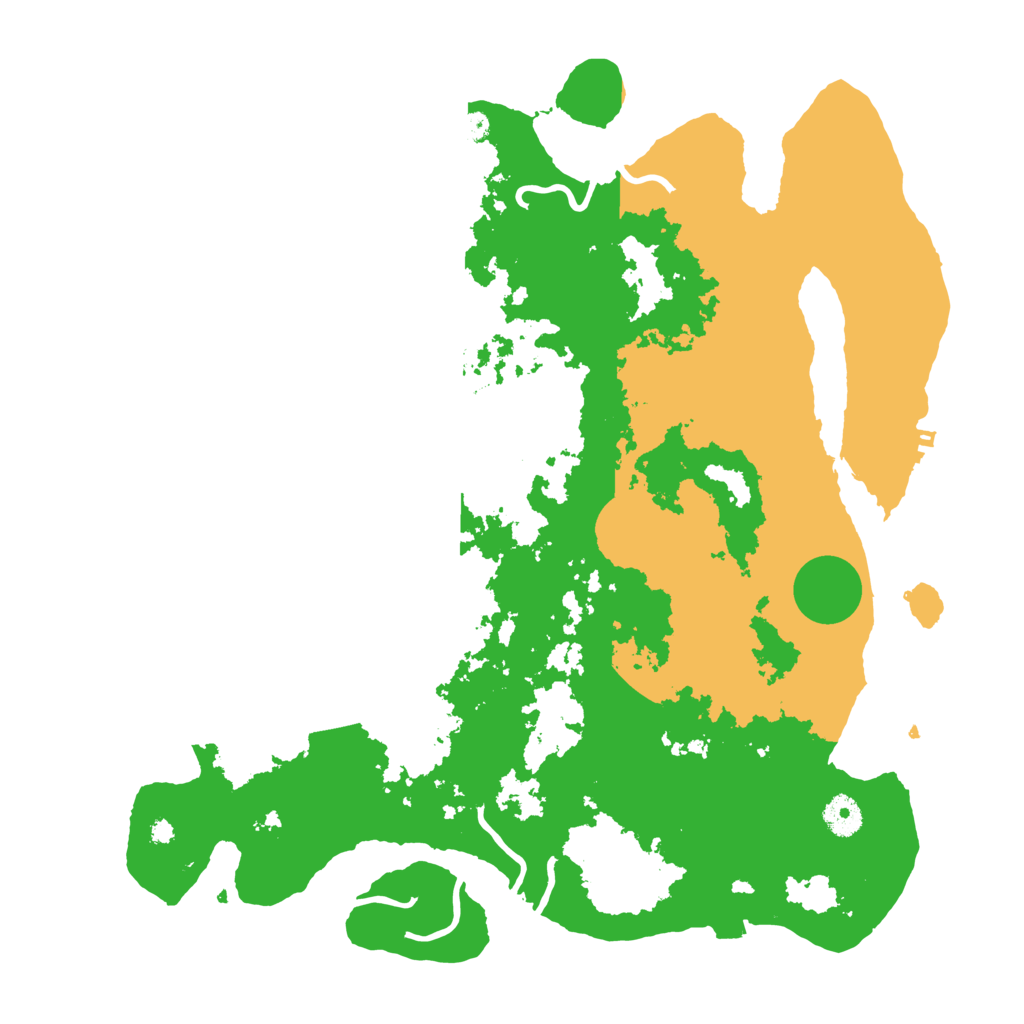 Biome Rust Map: Procedural Map, Size: 3950, Seed: 15209719