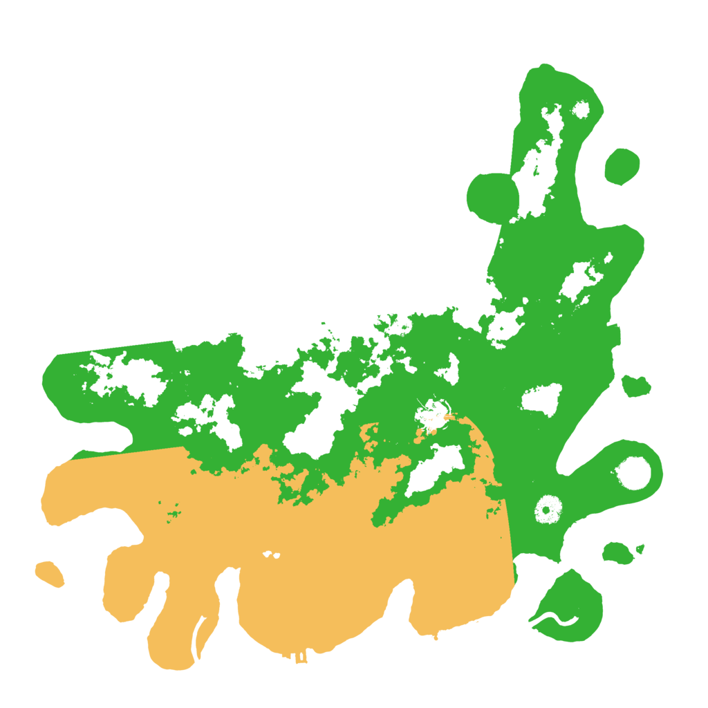 Biome Rust Map: Procedural Map, Size: 3800, Seed: 92051676
