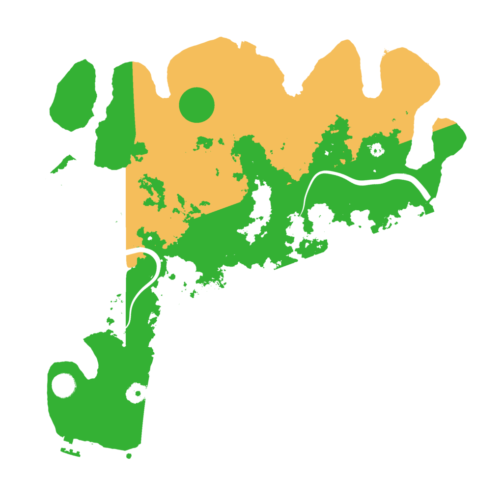 Biome Rust Map: Procedural Map, Size: 3750, Seed: 98512224