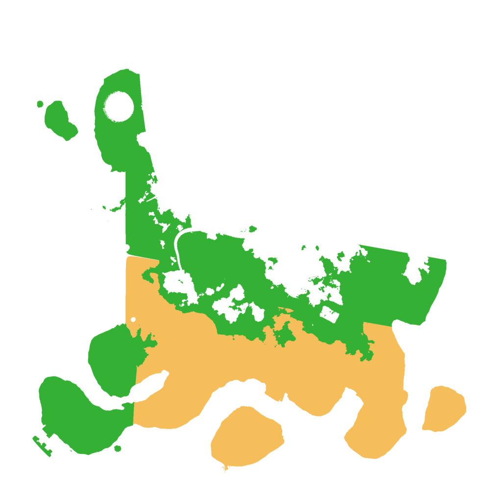 Biome Rust Map: Procedural Map, Size: 3000, Seed: 5185