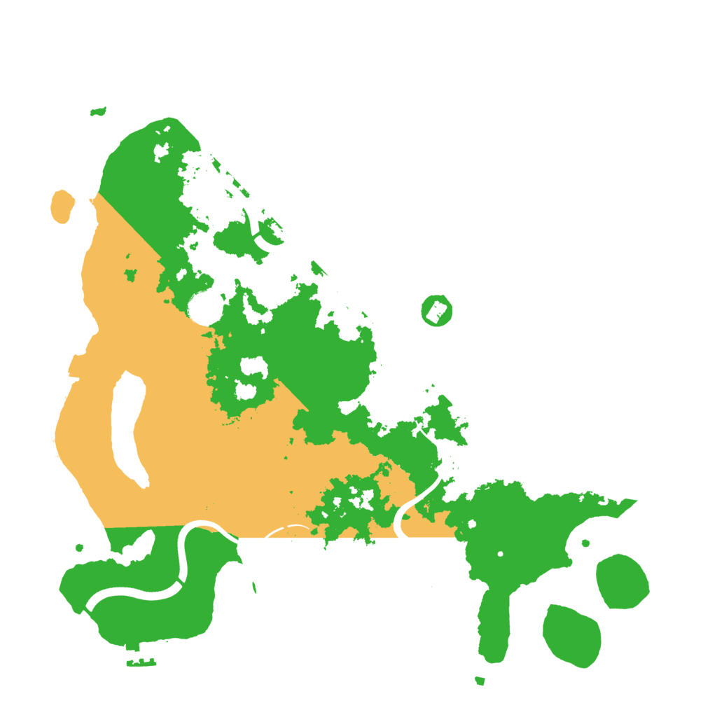 Biome Rust Map: Procedural Map, Size: 3700, Seed: 14515671