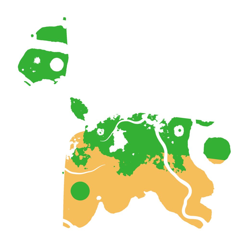 Biome Rust Map: Procedural Map, Size: 3450, Seed: 53986037