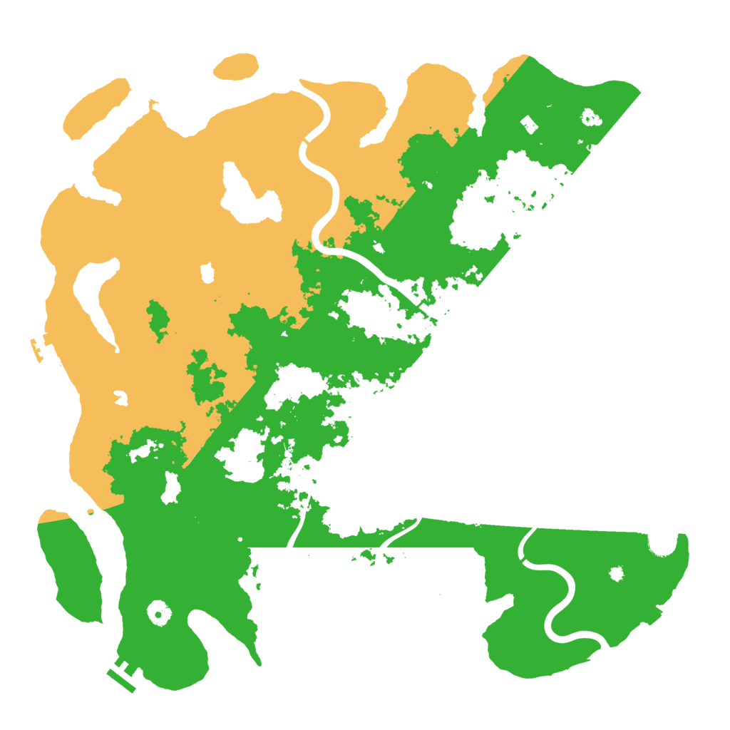 Biome Rust Map: Procedural Map, Size: 4500, Seed: 237007889