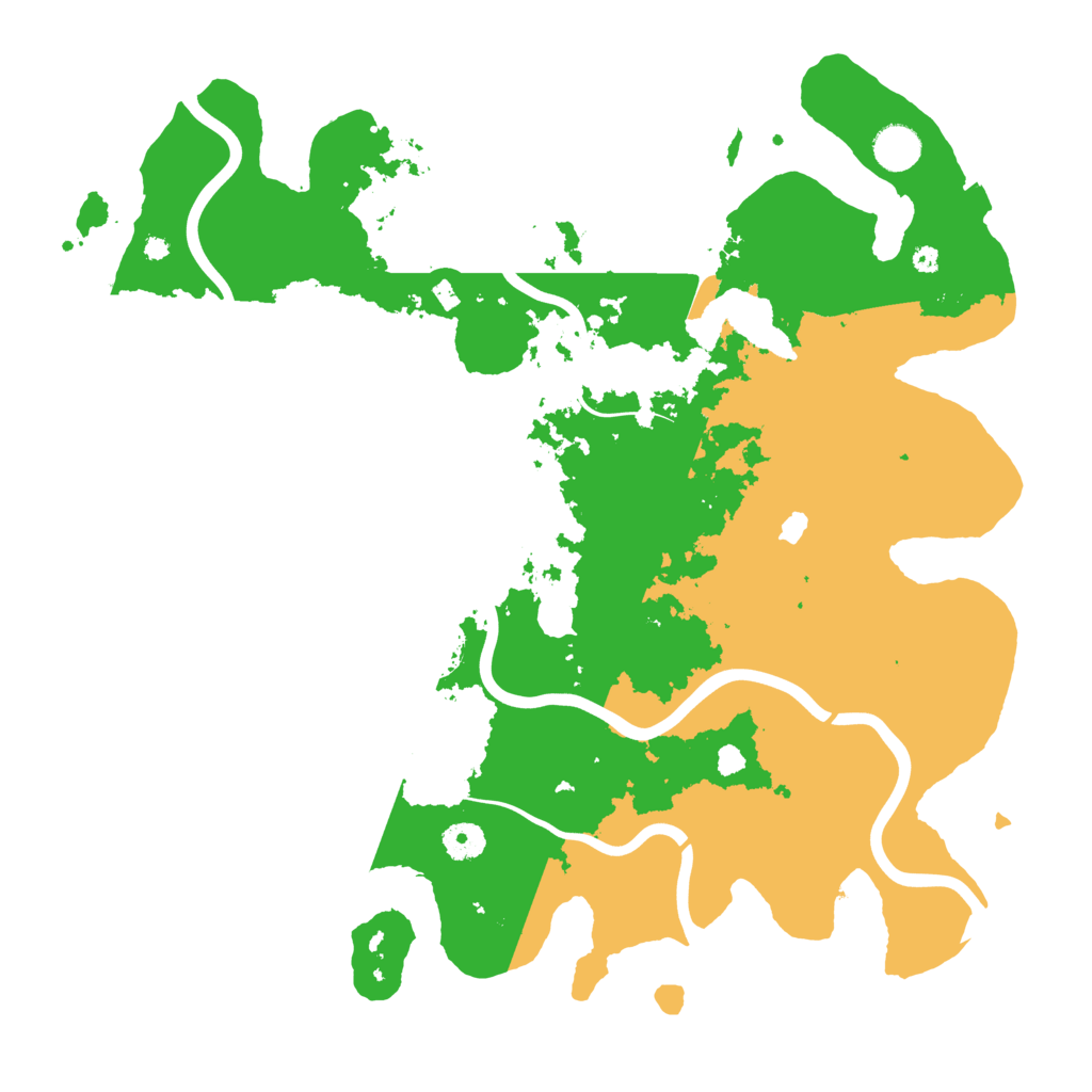 Biome Rust Map: Procedural Map, Size: 4100, Seed: 49970864