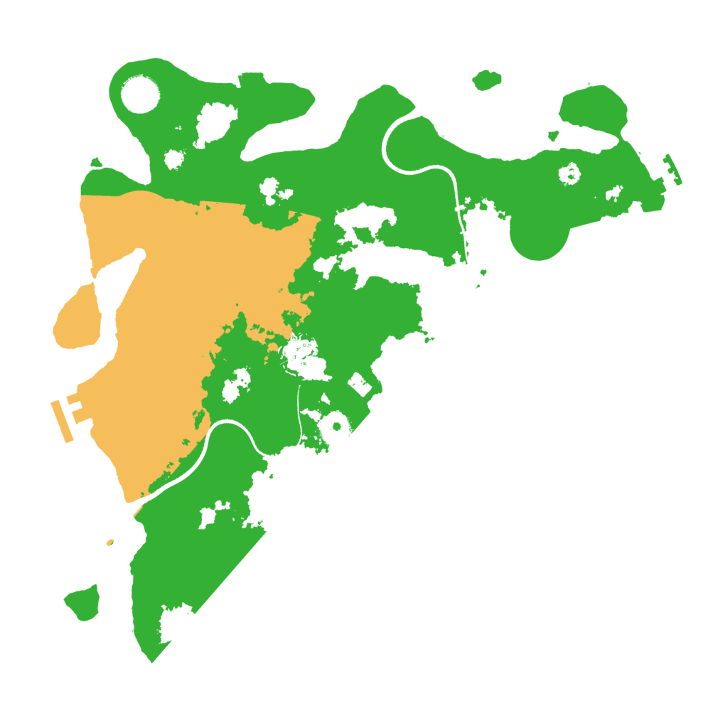 Biome Rust Map: Procedural Map, Size: 3400, Seed: 44898252