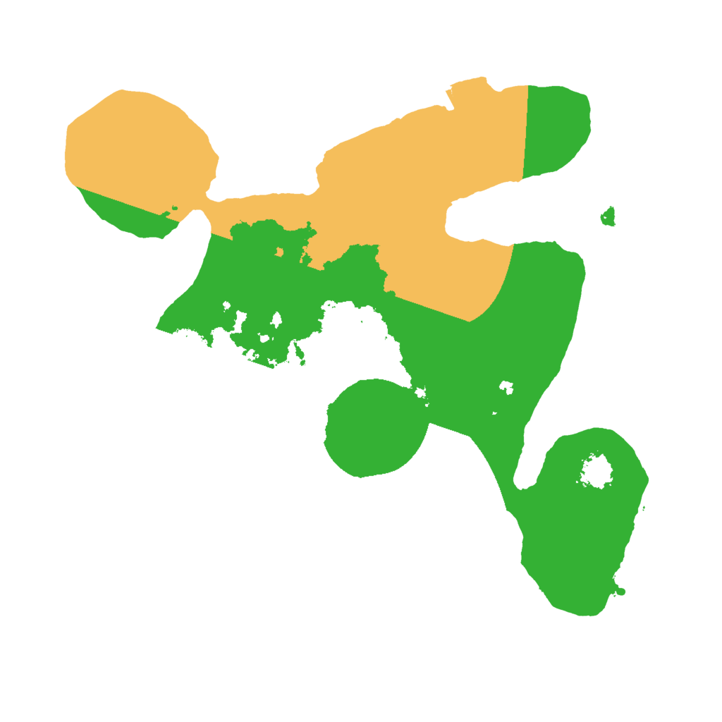 Biome Rust Map: Procedural Map, Size: 2000, Seed: 33914046