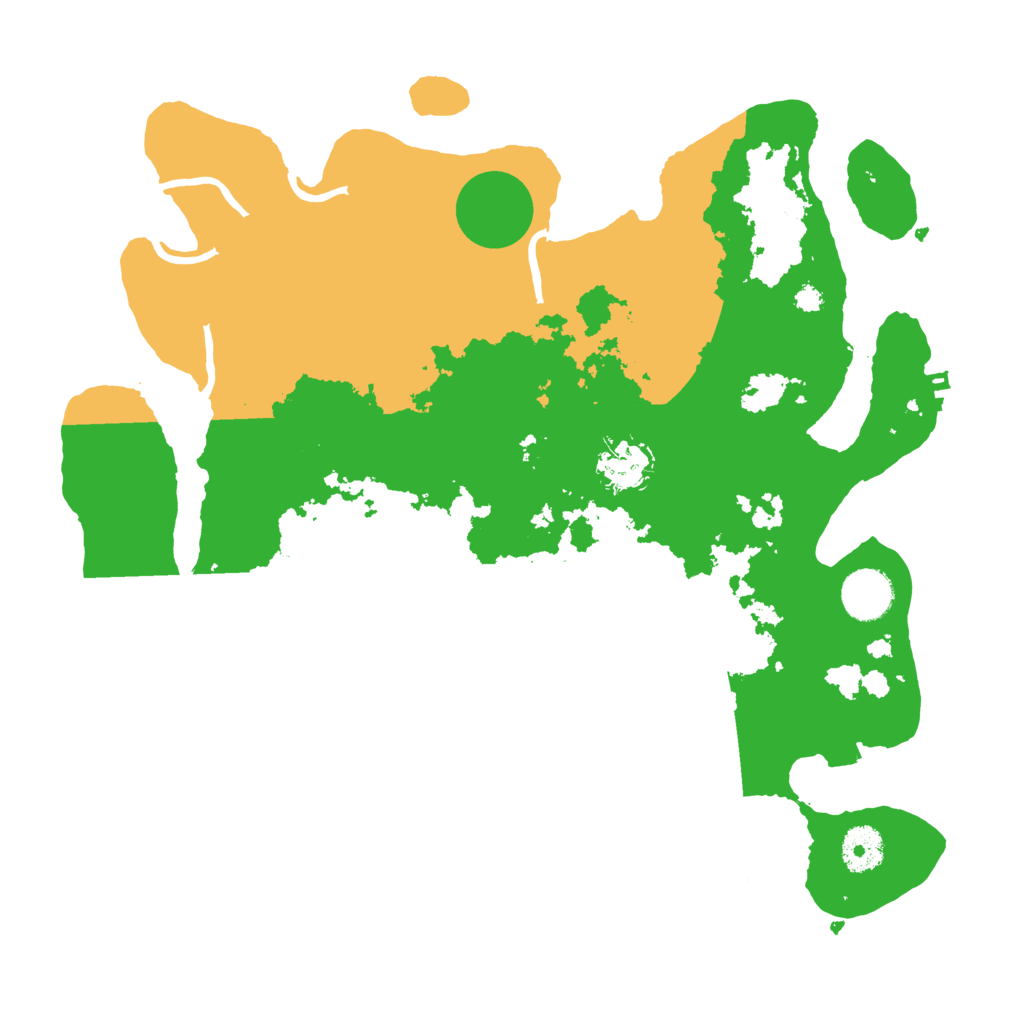 Biome Rust Map: Procedural Map, Size: 3500, Seed: 2009508420