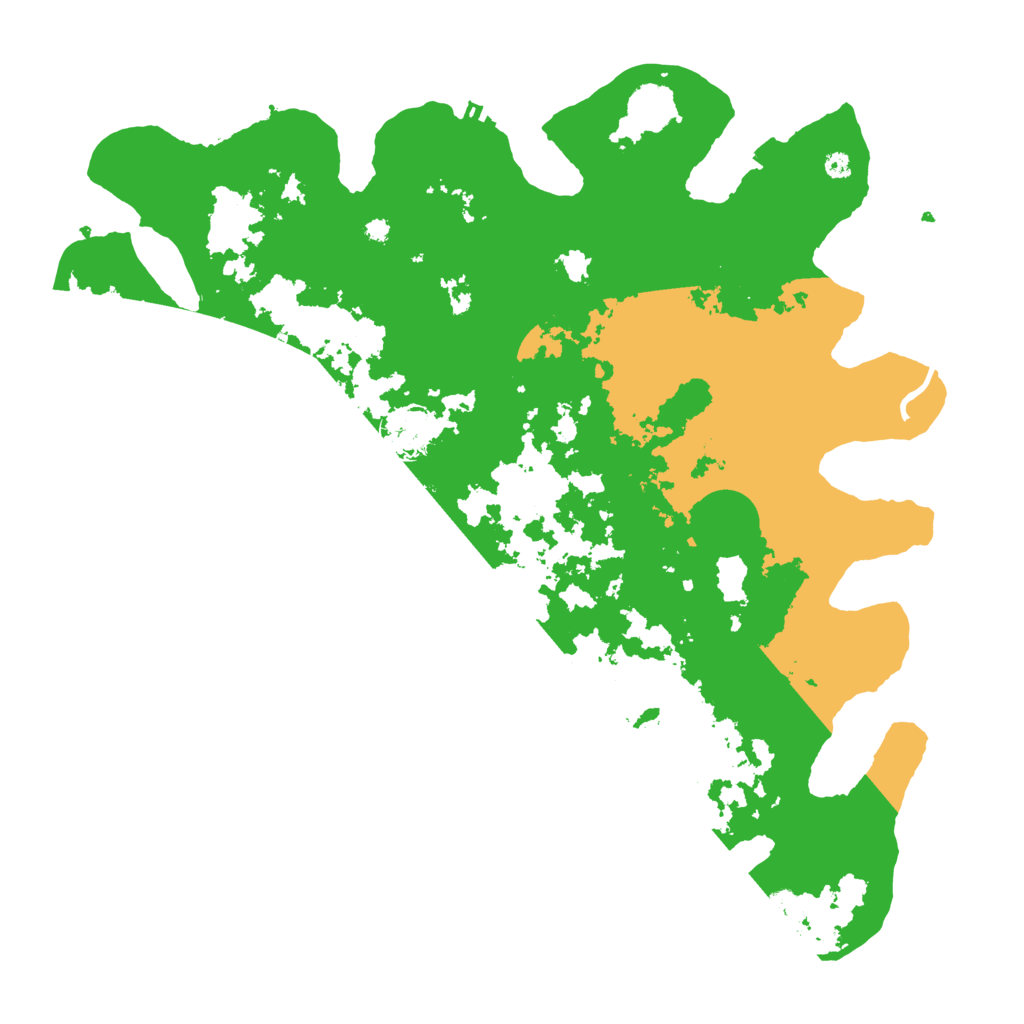 Biome Rust Map: Procedural Map, Size: 4000, Seed: 12454021