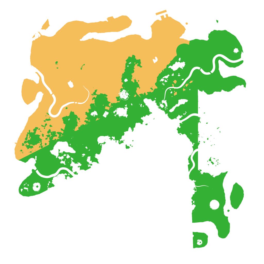 Biome Rust Map: Procedural Map, Size: 4800, Seed: 531372779