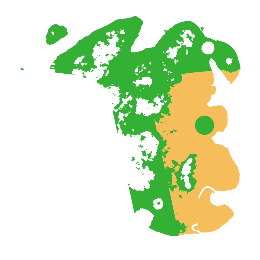 Biome Rust Map: Procedural Map, Size: 3600, Seed: 46924258