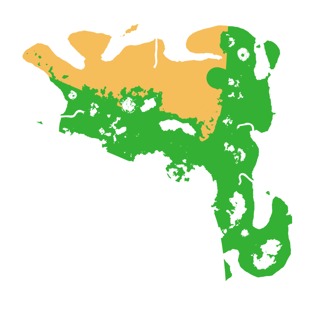 Biome Rust Map: Procedural Map, Size: 3850, Seed: 32978005