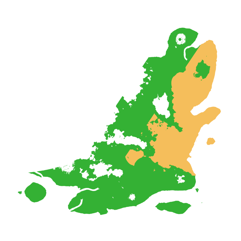 Biome Rust Map: Procedural Map, Size: 3400, Seed: 20828917