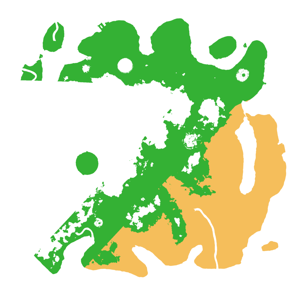 Biome Rust Map: Procedural Map, Size: 3600, Seed: 17767358