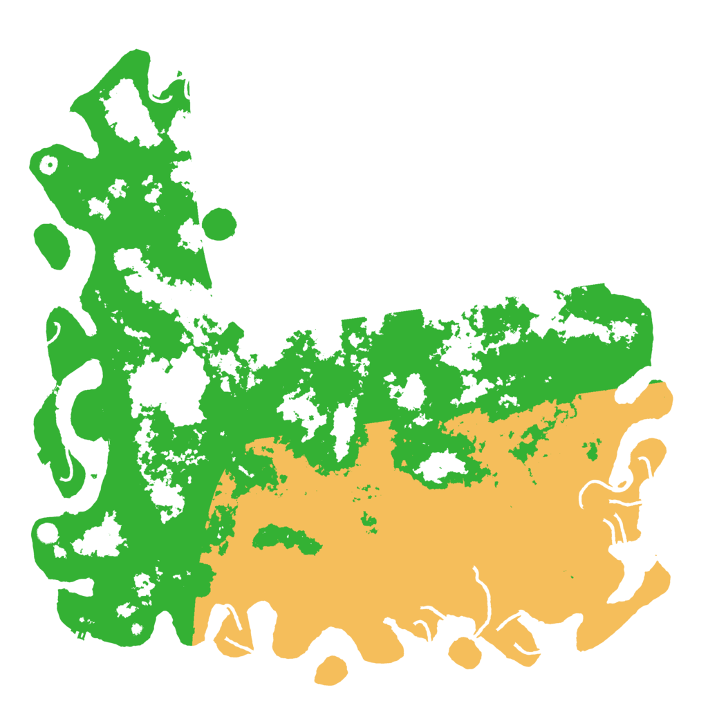 Biome Rust Map: Procedural Map, Size: 6000, Seed: 8654780