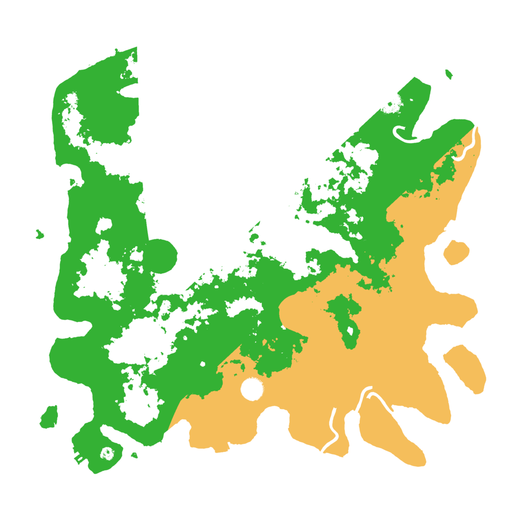 Biome Rust Map: Procedural Map, Size: 4000, Seed: 19993511