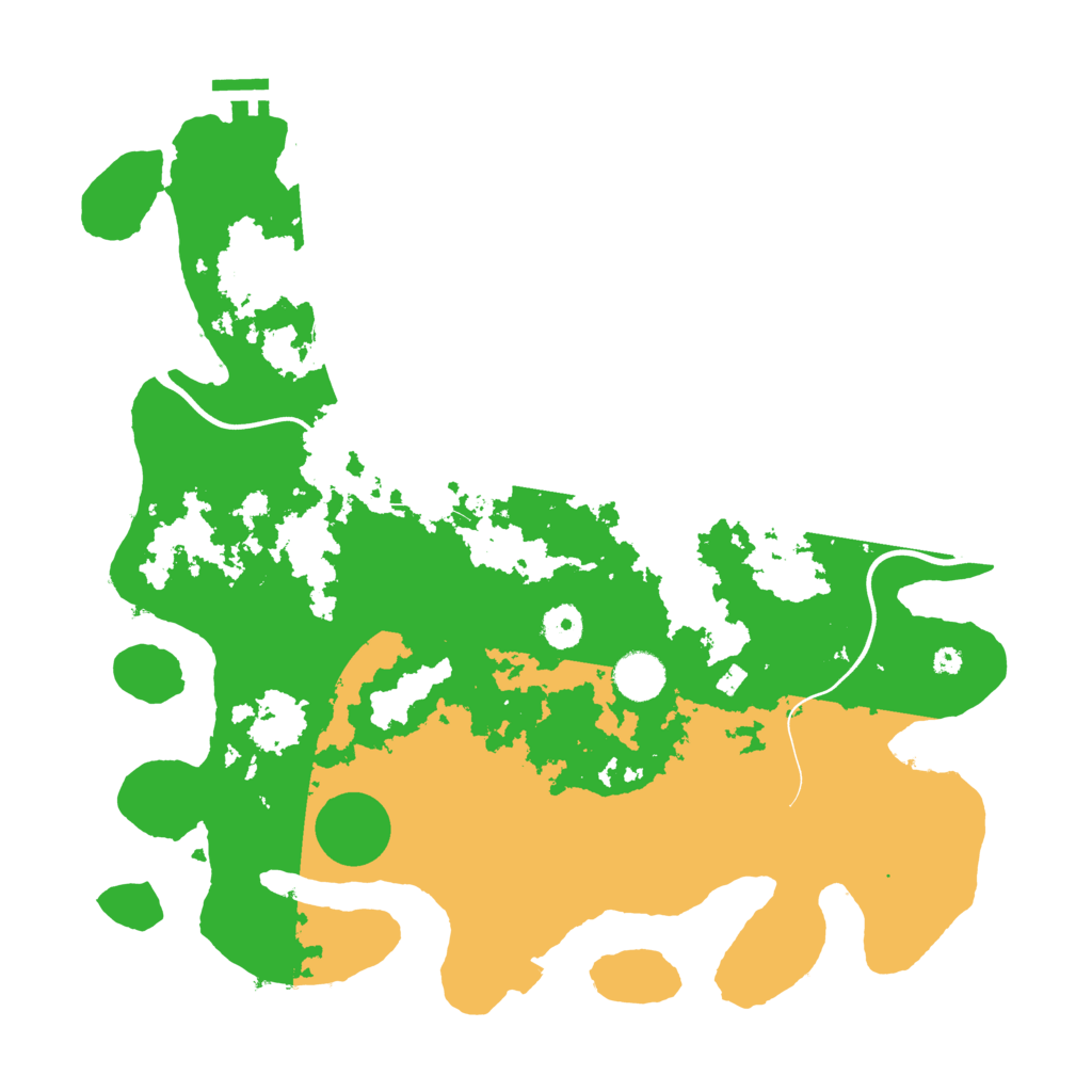 Biome Rust Map: Procedural Map, Size: 3900, Seed: 7875981