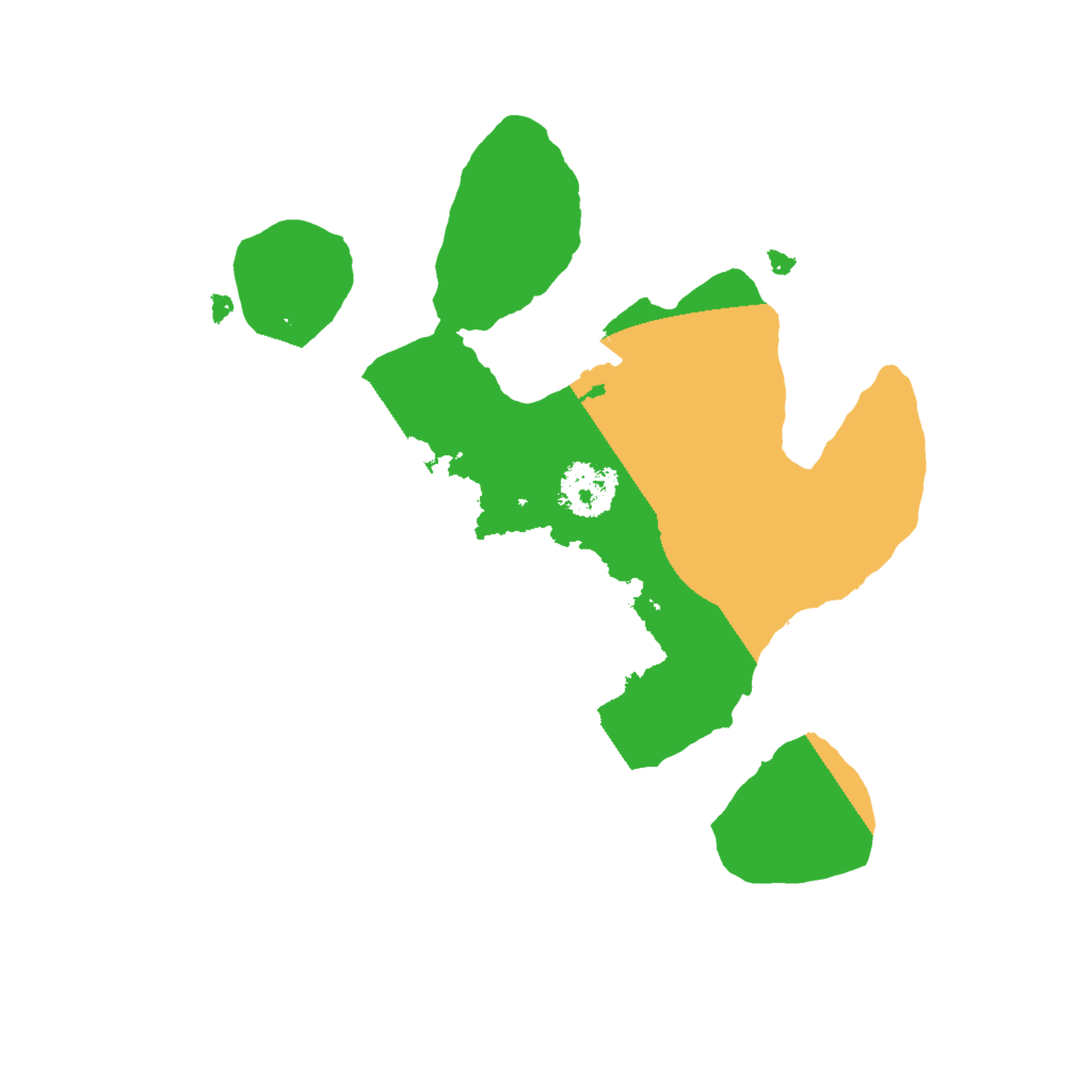 Biome Rust Map: Procedural Map, Size: 2000, Seed: 1113463041