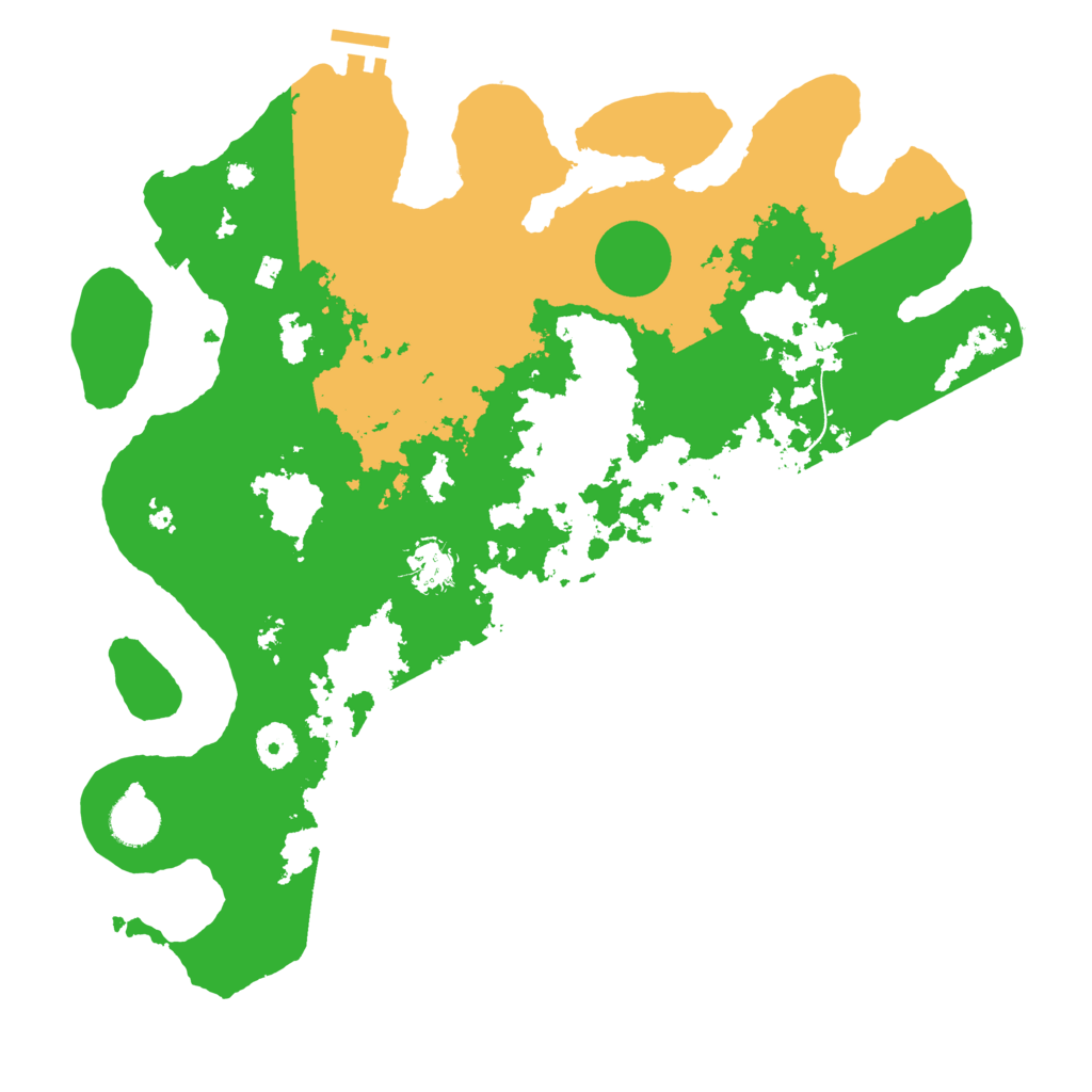 Biome Rust Map: Procedural Map, Size: 3800, Seed: 37768246