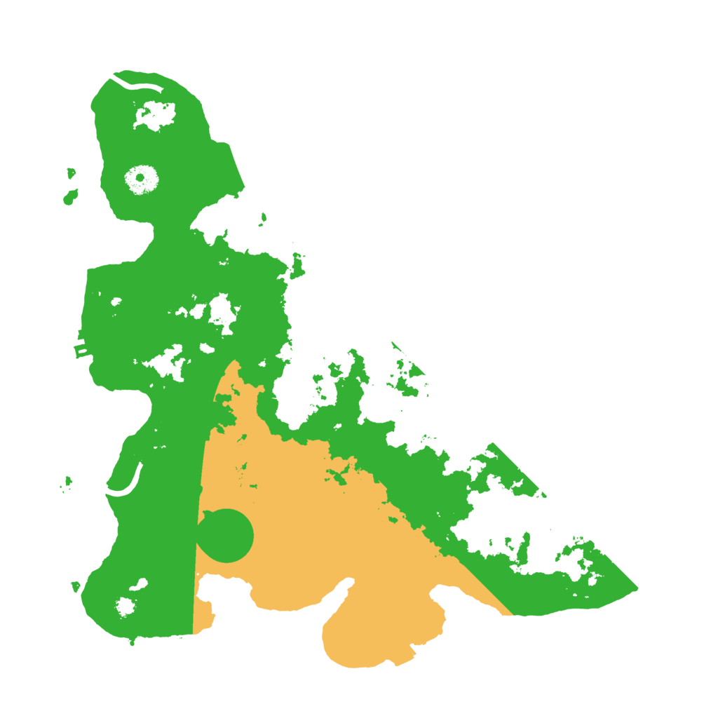 Biome Rust Map: Procedural Map, Size: 3500, Seed: 221109097