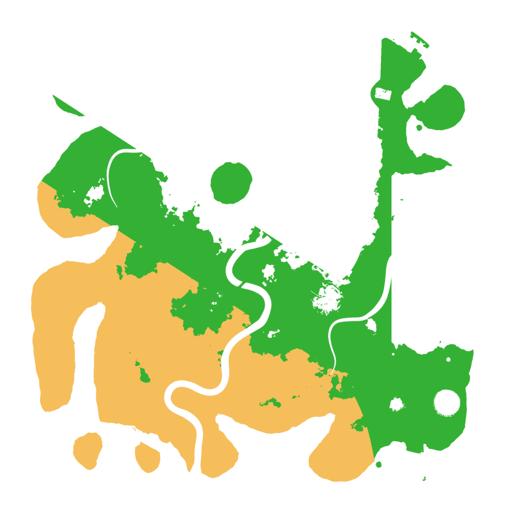 Biome Rust Map: Procedural Map, Size: 3500, Seed: 1012214947