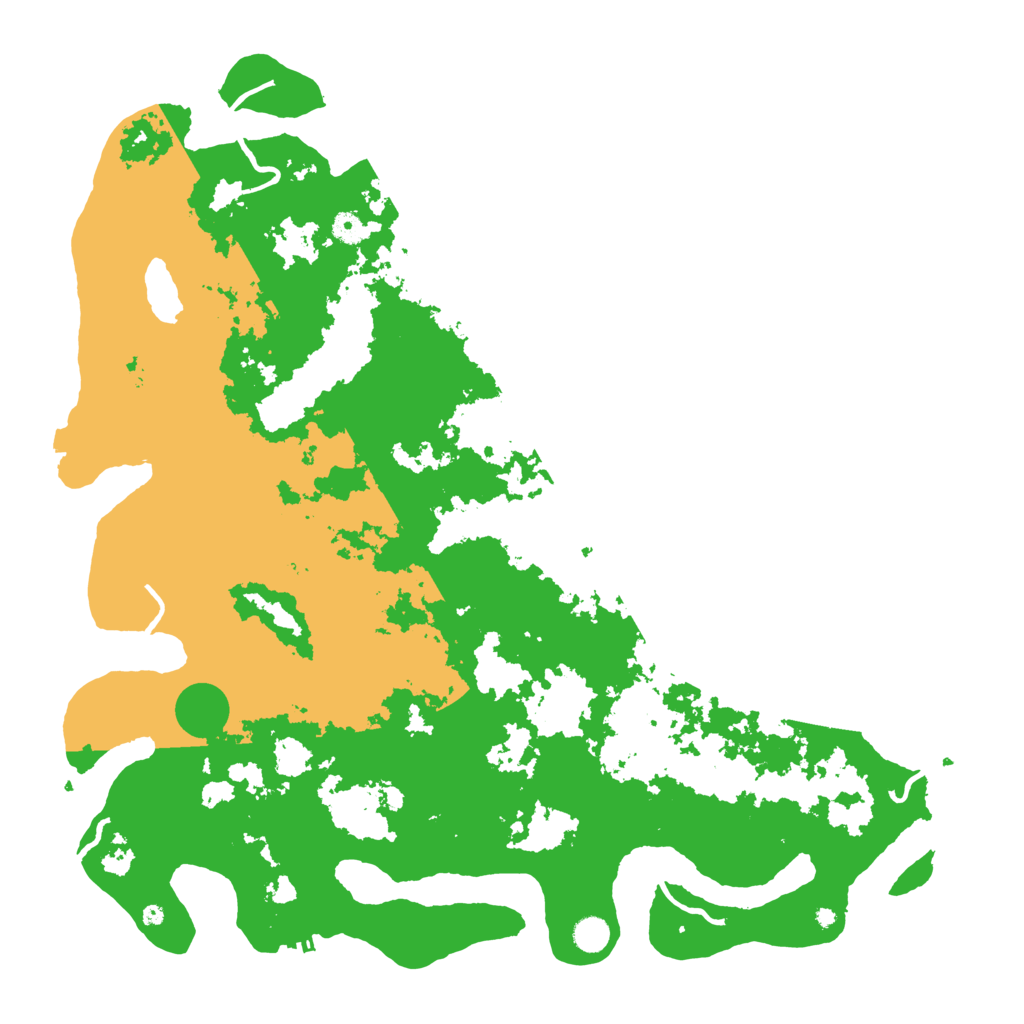 Biome Rust Map: Procedural Map, Size: 5000, Seed: 2105207809