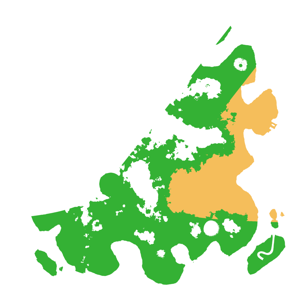 Biome Rust Map: Procedural Map, Size: 3500, Seed: 1635439418