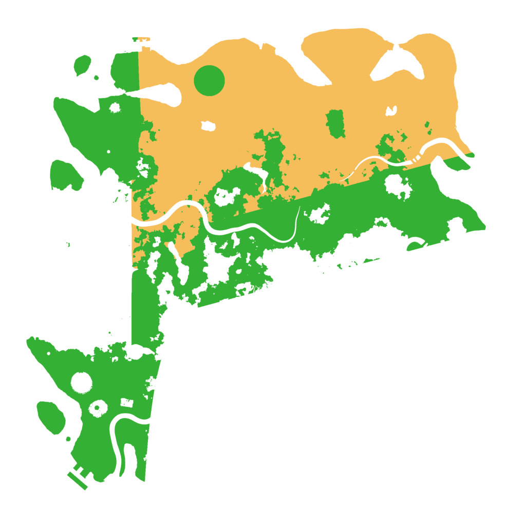 Biome Rust Map: Procedural Map, Size: 4500, Seed: 1993102347