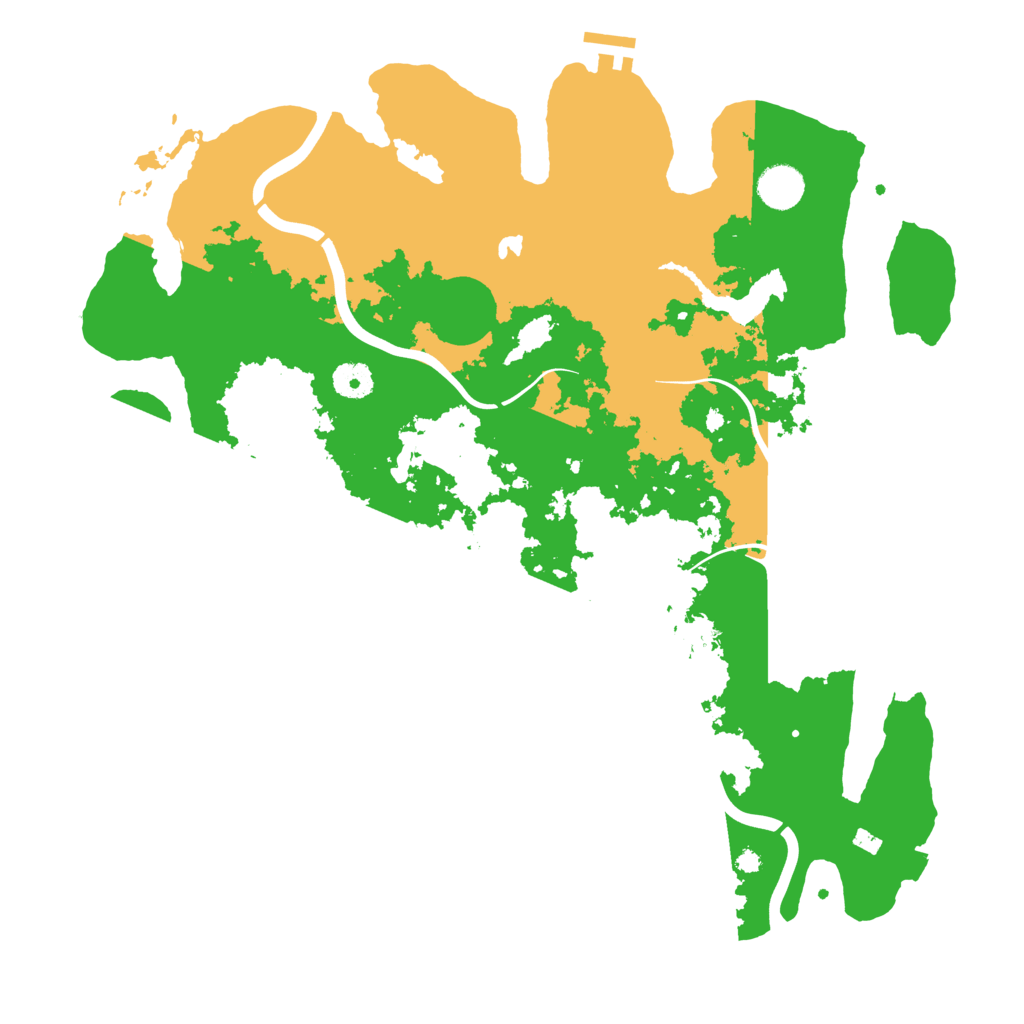 Biome Rust Map: Procedural Map, Size: 4000, Seed: 4198731