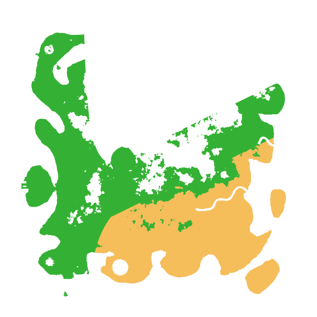 Biome Rust Map: Procedural Map, Size: 3500, Seed: 233749425