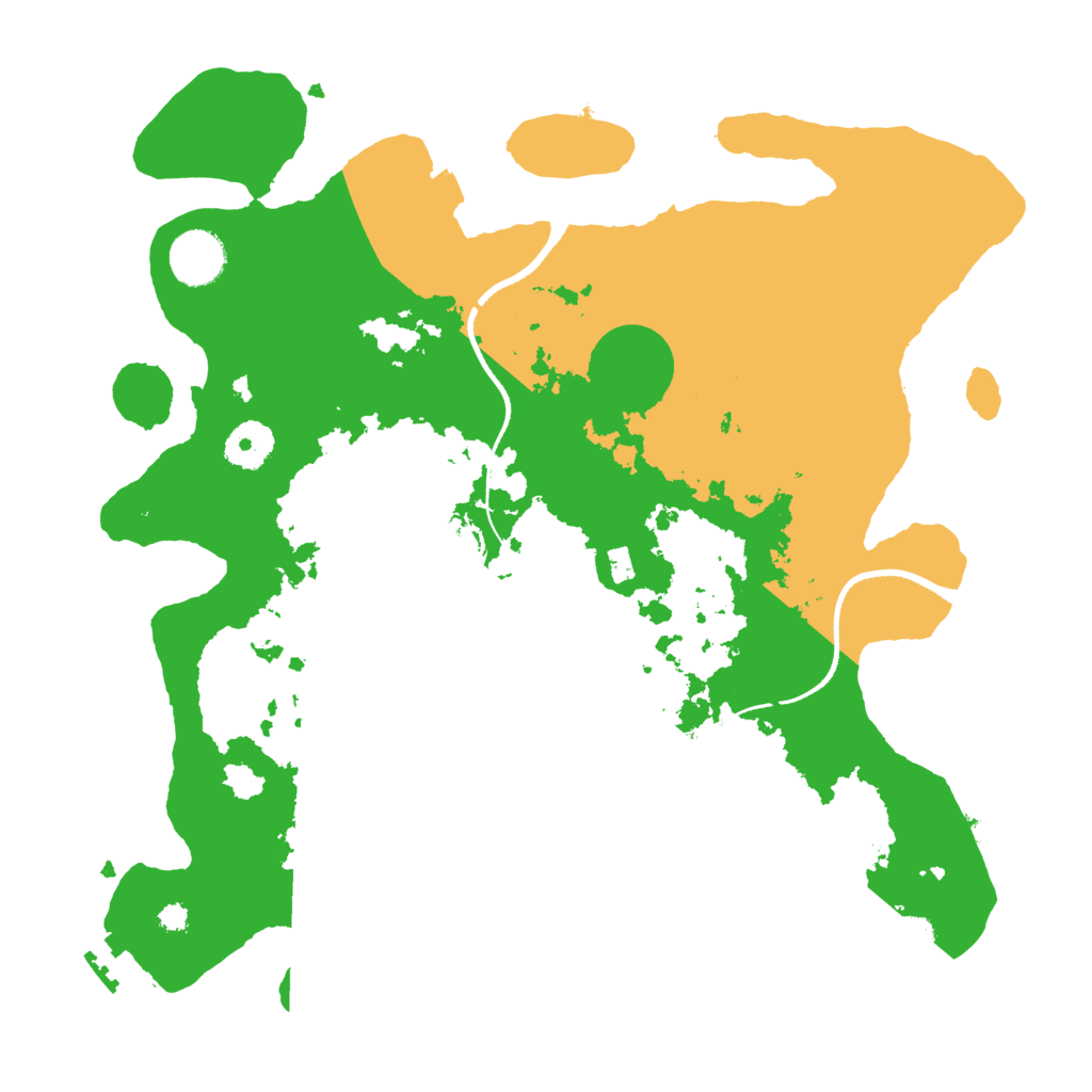 Biome Rust Map: Procedural Map, Size: 3450, Seed: 60061692