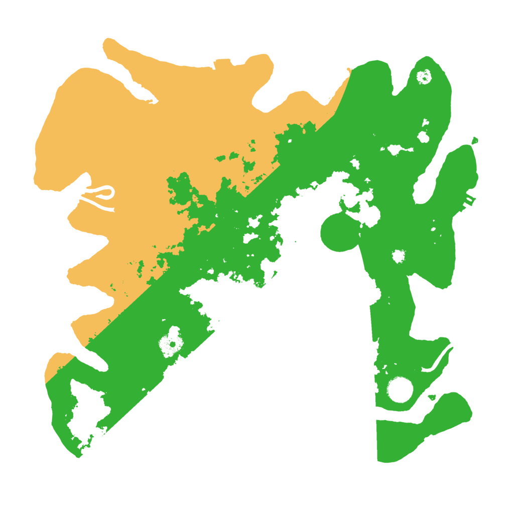 Biome Rust Map: Procedural Map, Size: 3550, Seed: 41702891