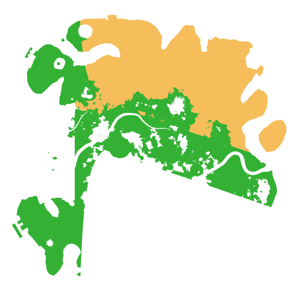 Biome Rust Map: Procedural Map, Size: 3900, Seed: 12128623