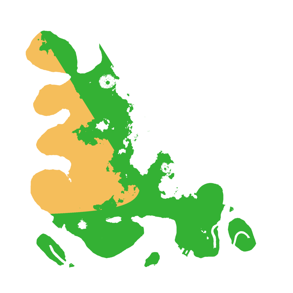 Biome Rust Map: Procedural Map, Size: 3000, Seed: 57757