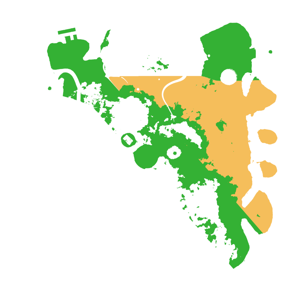 Biome Rust Map: Procedural Map, Size: 3450, Seed: 4108749