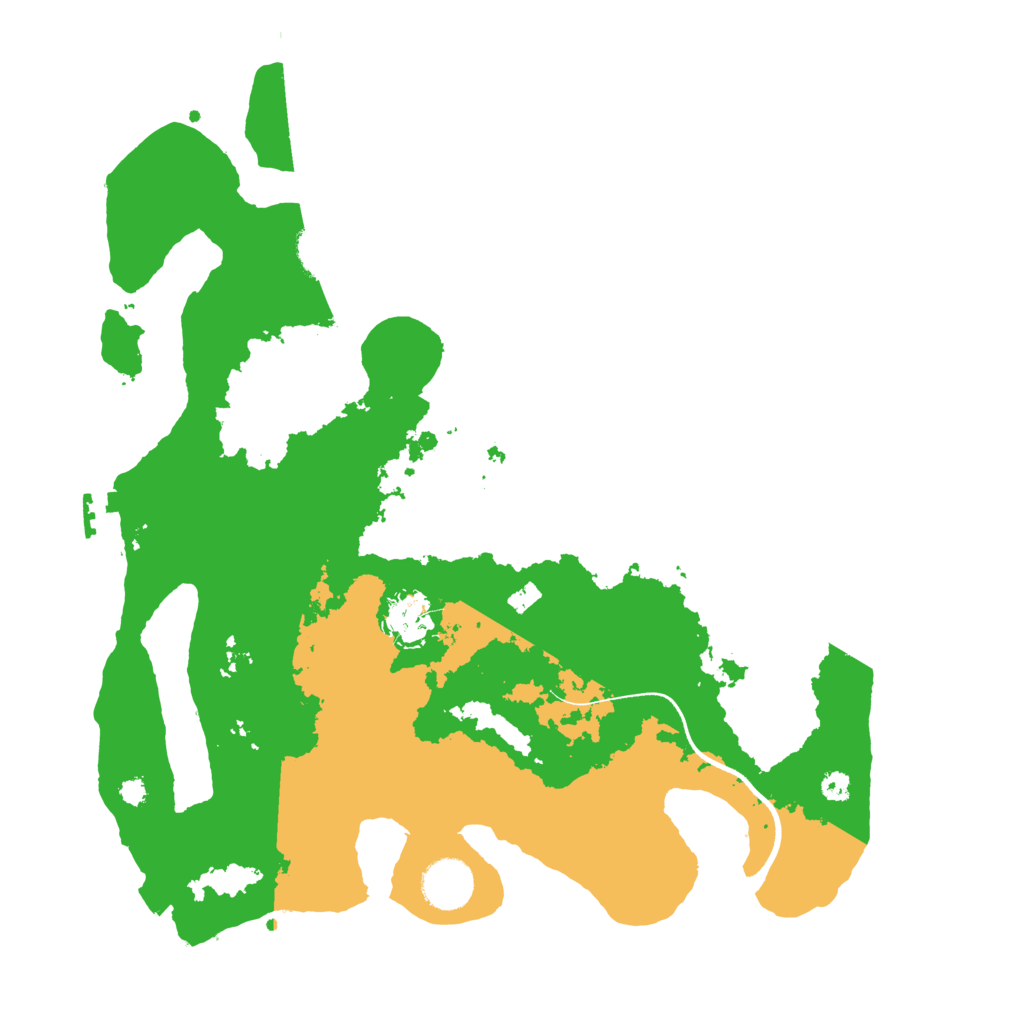 Biome Rust Map: Procedural Map, Size: 3500, Seed: 2030252
