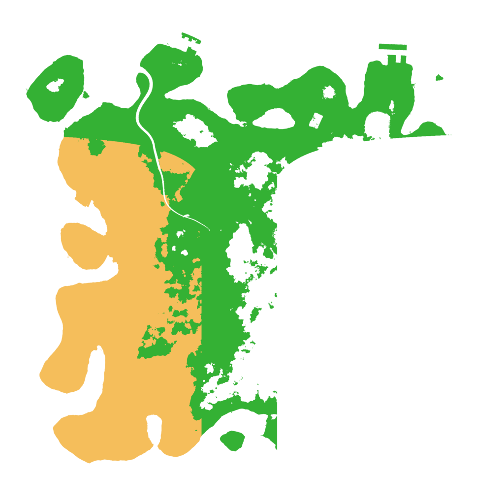 Biome Rust Map: Procedural Map, Size: 3650, Seed: 57412296