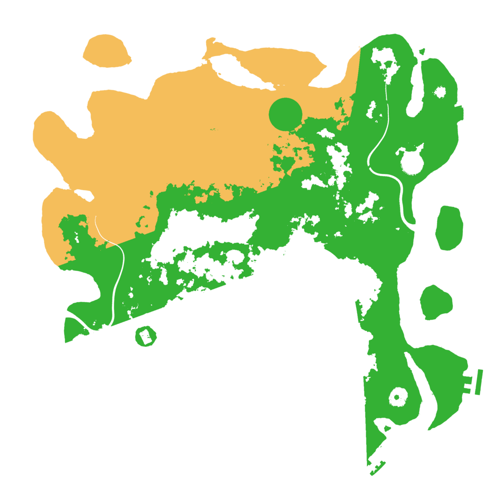 Biome Rust Map: Procedural Map, Size: 3950, Seed: 78332486