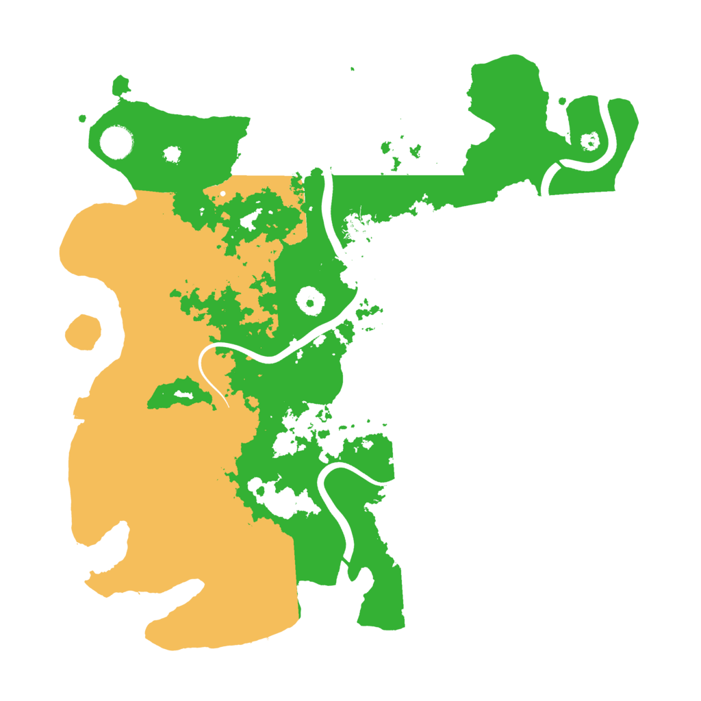 Biome Rust Map: Procedural Map, Size: 3750, Seed: 70007180