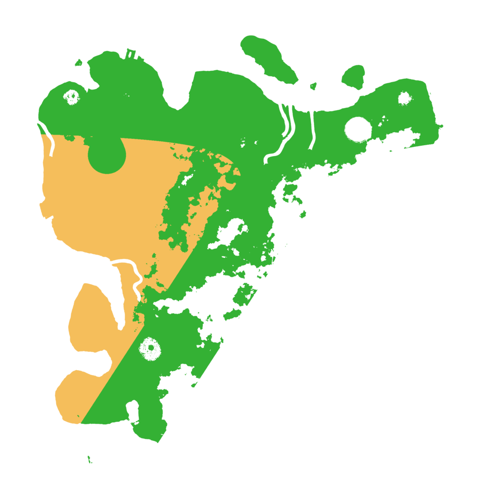 Biome Rust Map: Procedural Map, Size: 3500, Seed: 10522813