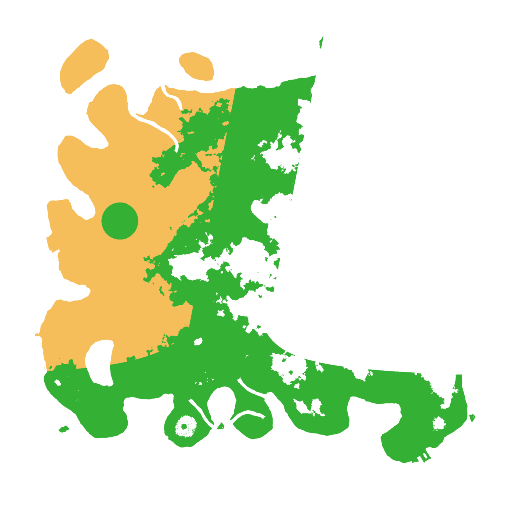 Biome Rust Map: Procedural Map, Size: 3650, Seed: 9551872