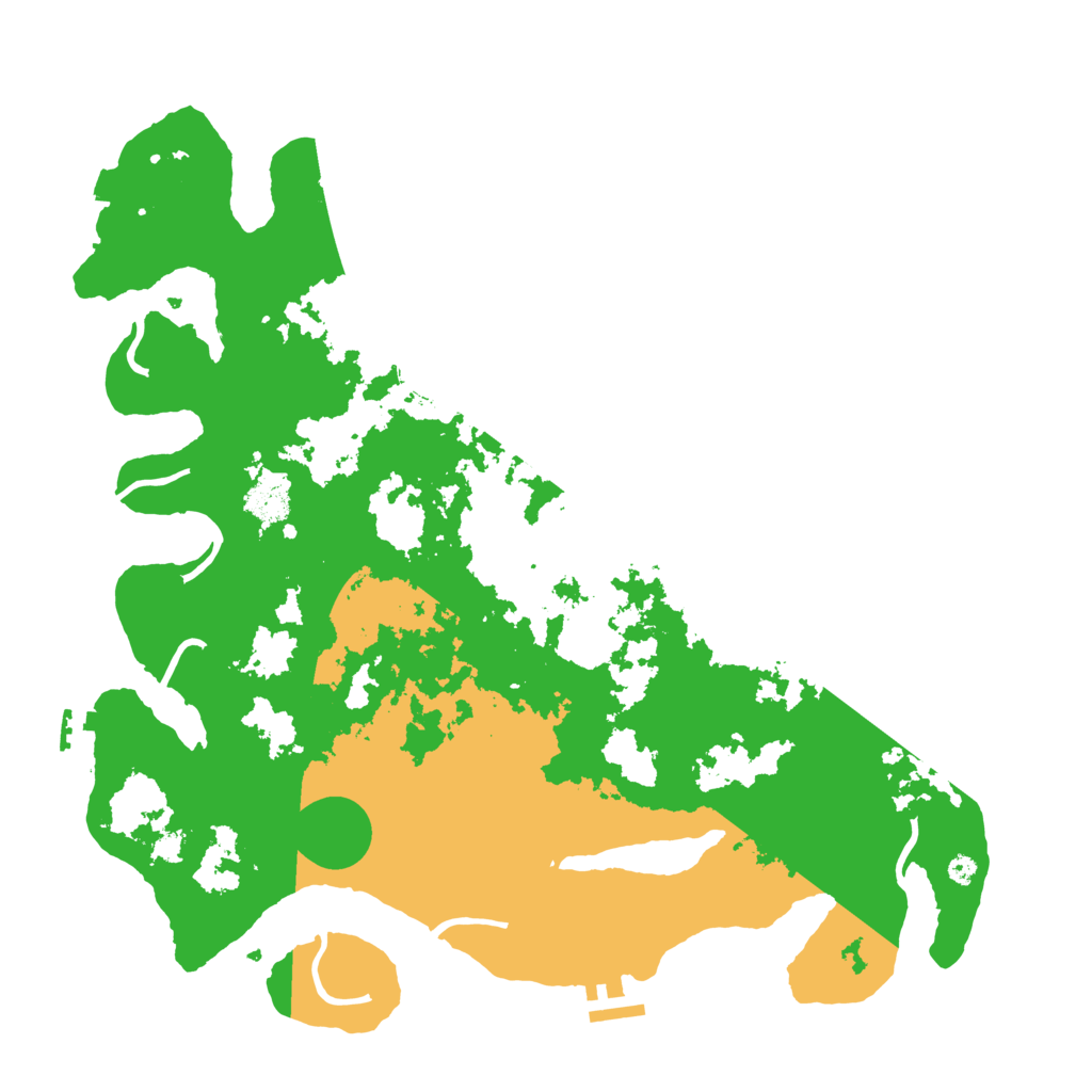 Biome Rust Map: Procedural Map, Size: 3950, Seed: 51883769