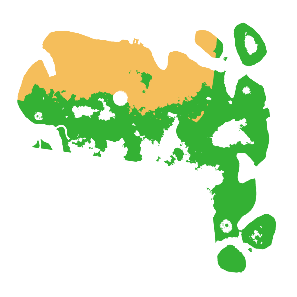 Biome Rust Map: Procedural Map, Size: 3600, Seed: 44955973